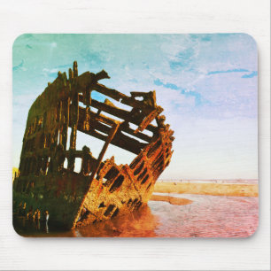 Oregon Coast Shipwreck Mousepad Muismat
