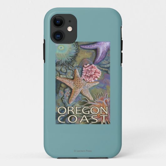 Oregon Coast Tidepool Case-Mate iPhone Case (Achterkant)