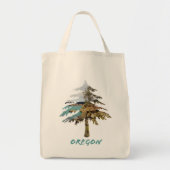 Oregon Coast Tree Tote Bag (Voorkant)