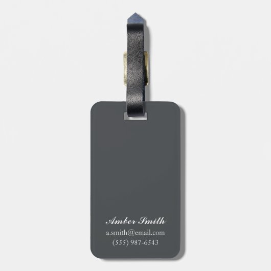 Oregon Coast Tufted Puffin Bagagelabel (Achterkant verticaal)