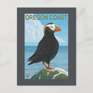 Oregon Coast Tufted Puffin Briefkaart