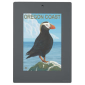 Oregon Coast Tufted Puffin Klembord (Achterkant)