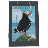 Oregon Coast Tufted Puffin Medium Cadeauzakje (Voorkant)