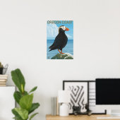 Oregon Coast Tufted Puffin Poster (Thuiskantoor)