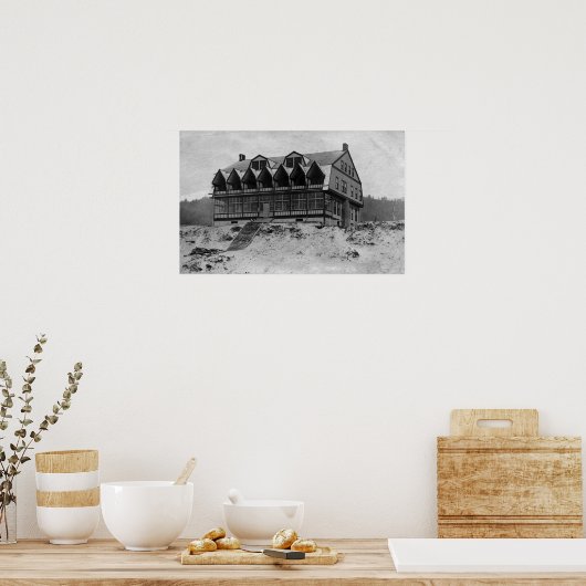 Oregon Coast Uitzicht of Outlook Inn Hotel Poster (Keuken)