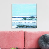 Oregon Coast Waves Canvas Afdruk (Insitu (Woonkamer))