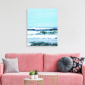 Oregon Coast Waves Canvas Afdruk (Insitu (Woonkamer))