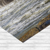 Oregon Coast Waves Rocks en Seafoam in Yachats Tissuepapier