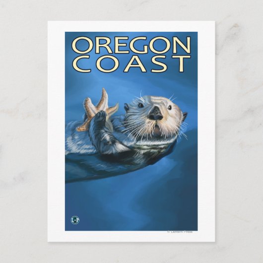 Oregon Coast Zee Otter Briefkaart (Voorkant)