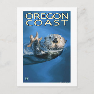 Oregon Coast Zee Otter Briefkaart