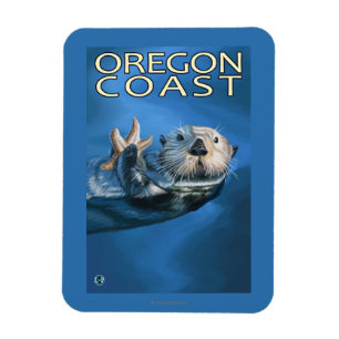 Oregon Coast Zee Otter Magneet