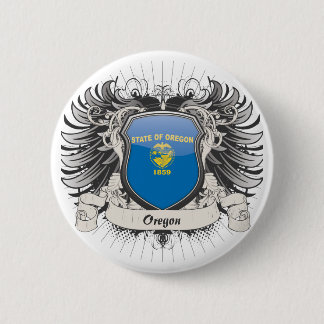 Oregon Crest Ronde Button 5,7 Cm