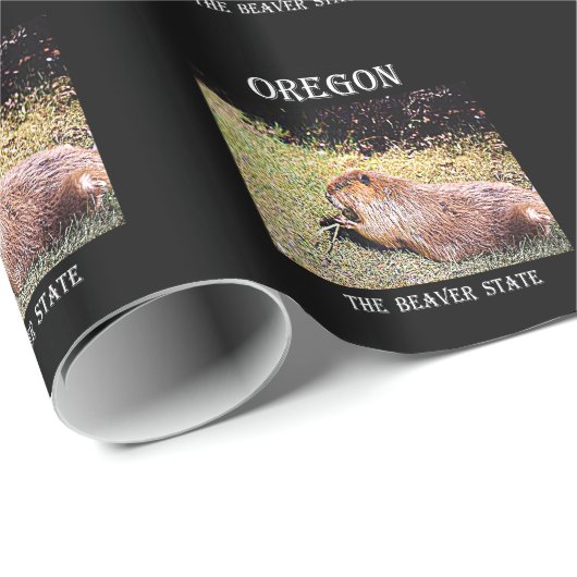 Oregon de staat Beaver Cadeaupapier (Rol Hoek)