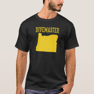 Oregon Divemaster Duik Instructeur Duiken Vlag T-shirt