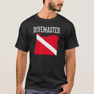 Oregon Divemaster Duik Instructeur Duiken Vlag T-shirt