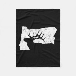 Oregon Elk Hunting Shirt - Bull Elk State Vorm Fleece Deken