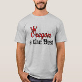 Oregon est le meilleur T-shirt (Devant)