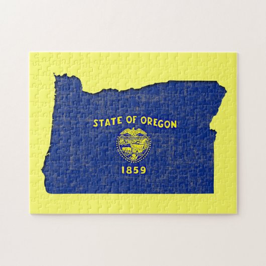 OREGON FLAG LEGPUZZEL (Horizontaal)