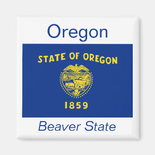 Oregon Flag Magnet Magneet