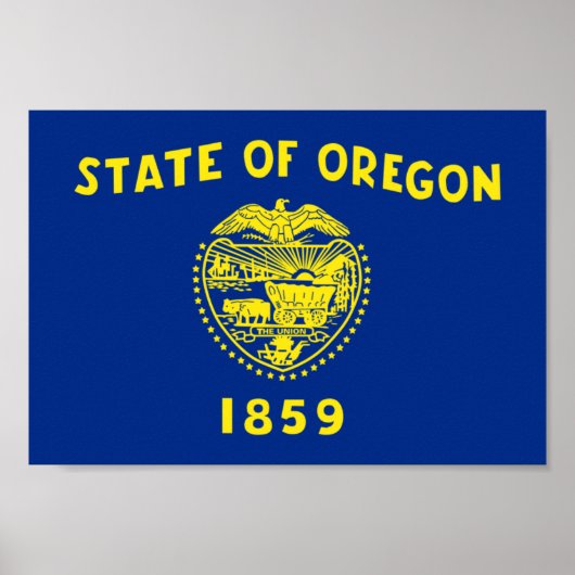 Oregon Flag Poster (Voorkant)