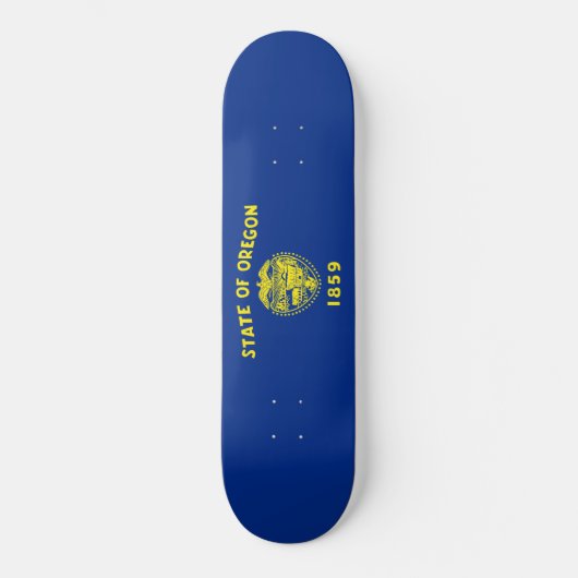 Oregon Flag Skateboard (Voorkant)