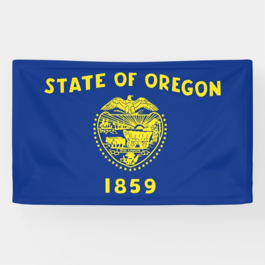 Oregon Flag Spandoek (Horizontaal)