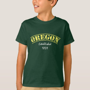 Oregon gevestigd t-shirt