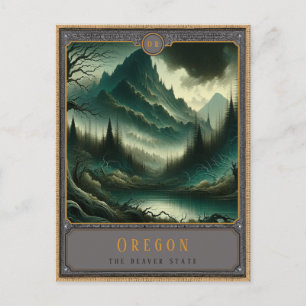 Oregon   Gotische kunst Briefkaart