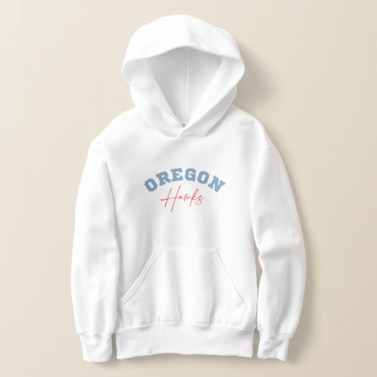 Oregon Hawks Blauw & Rood Kinder Sweatshirt (Laagn)