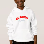 Oregon Hawks Rood & Blauw Kinder Sweatshirt (Voorkant)