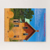 Oregon, het oude Hogerhuis. kerstcadeautjes Legpuzzel (Horizontaal)