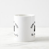 Oregon Home Sweet Home Famille Monogramme Mug (Centre)
