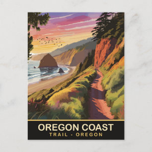 Oregon kustroute, Oregon, Reizen Briefkaart
