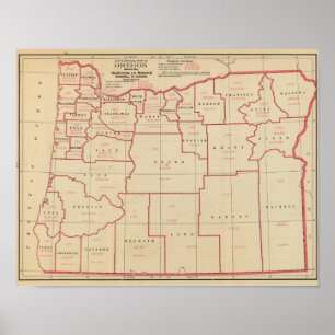 Oregon mfg, mechanische industrie poster