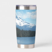 Oregon Mount Hood Landschap Geïsoleerde Drinkbeker (Achterkant)