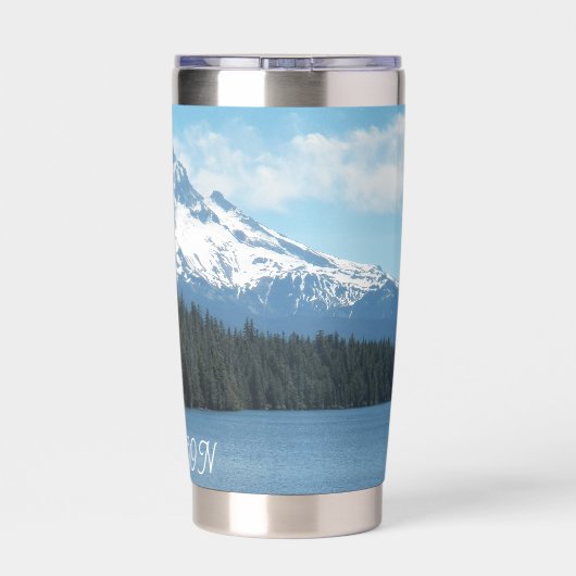 Oregon Mount Hood Landschap Geïsoleerde Drinkbeker (Achterkant)