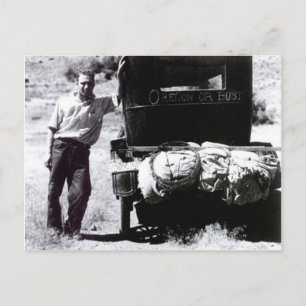 "OREGON OF BUST" Briefkaart! Aanbieding voor bezoe Briefkaart
