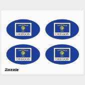 Oregon Ovale Sticker (Vel)