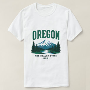 Oregon Pacific Coast Wildernis Ontsnapping T-shirt
