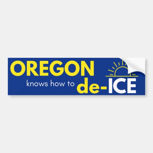Oregon political bumper sticker (Voorkant)
