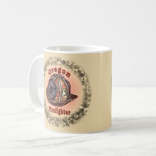 Oregon Pompier mug (Devant gauche)