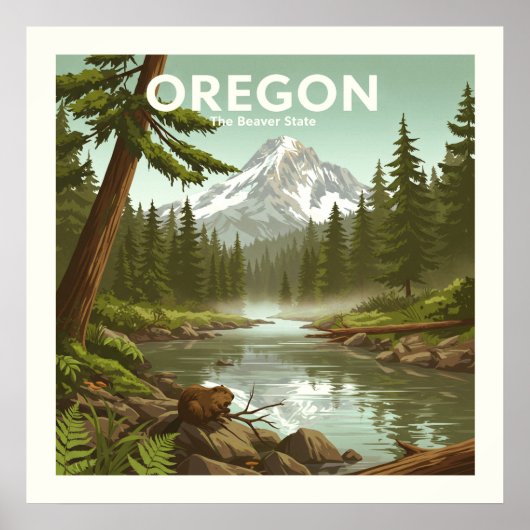  Oregon Poster (Voorkant)