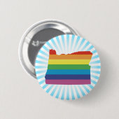 oregon pride. ronde button 5,7 cm (Voorkant /achterkant)