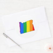 OREGON PRIDE RONDE STICKER (Envelop)