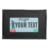 Oregon Sasquatch License Bord Kussensloop (Achterkant)
