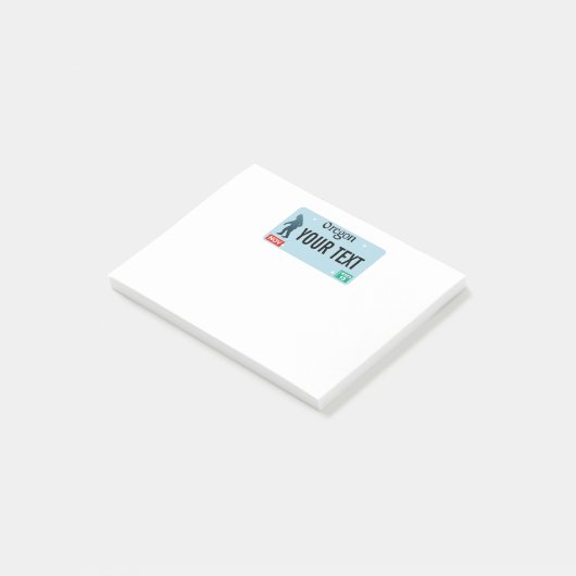 Oregon Sasquatch License Bord Post-it® Notes (Schuin)