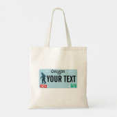 Oregon Sasquatch License Bord Tote Bag (Achterkant)