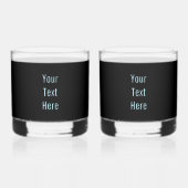 Oregon Sasquatch License Bord Whisky Glas (Achterkant)