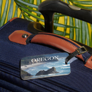 Oregon Schilderachtig kustlijn foto Bagagelabel