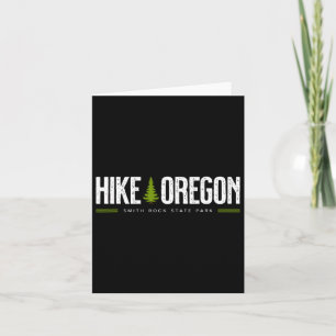 Oregon Smith Rock State Park Hike Tree Retro Graph Kaart